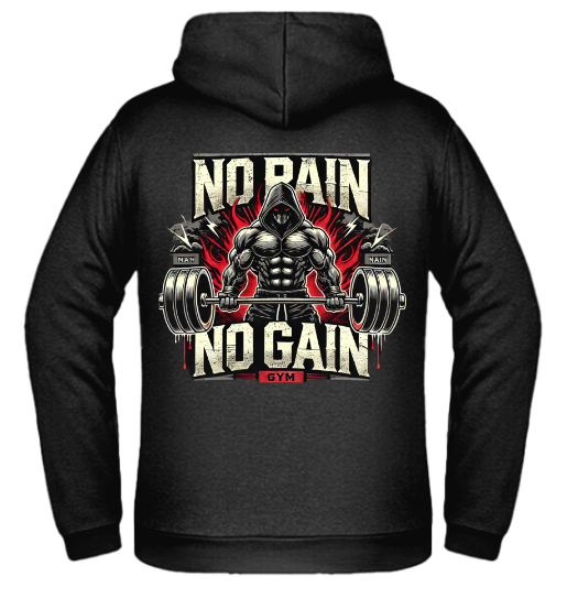 Men's sweatshirt "No Pain No Gain"